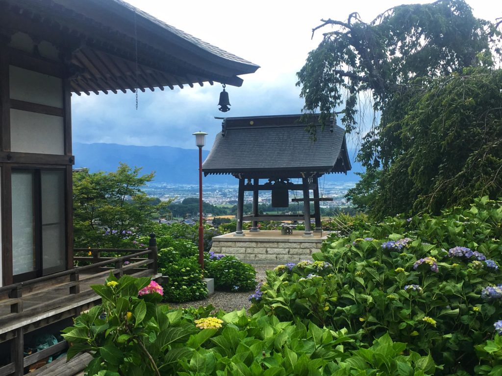松本法船寺の眺め